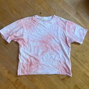 Joah Brown x Bandier cropped tie dye tee